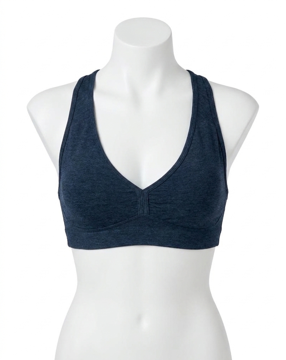 NEW BEYOND YOGA spacedye lift your spirits bra - plus in navy